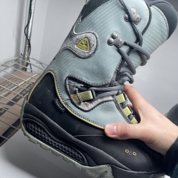 VTG Y2K Nike Air ACG Snowboard Boots 2000 Women’s 7 Vintage Swoosh - Picture 6 of 14